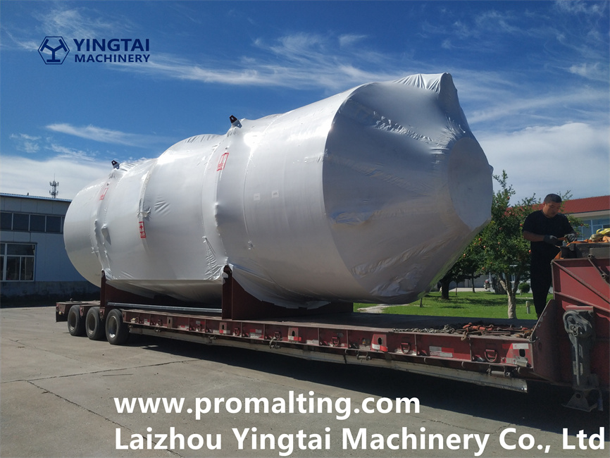 Shipping of 10Tons Craft Drum Malting System for Canada Malting Plant